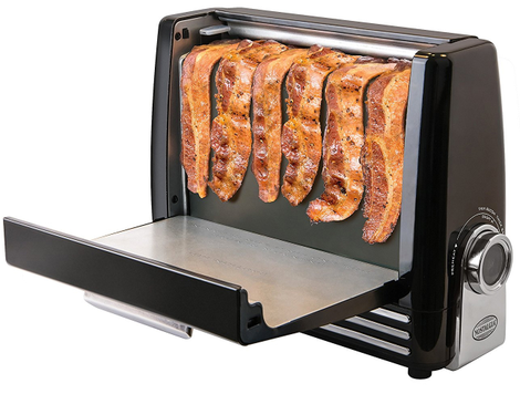 Illustration for article titled A Toaster Just for Bacon Will Make Every Meal So Much Better